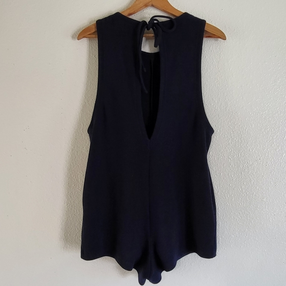 West Bay One-piece Free People Navy Blue Romper. - Picture 4 of 16